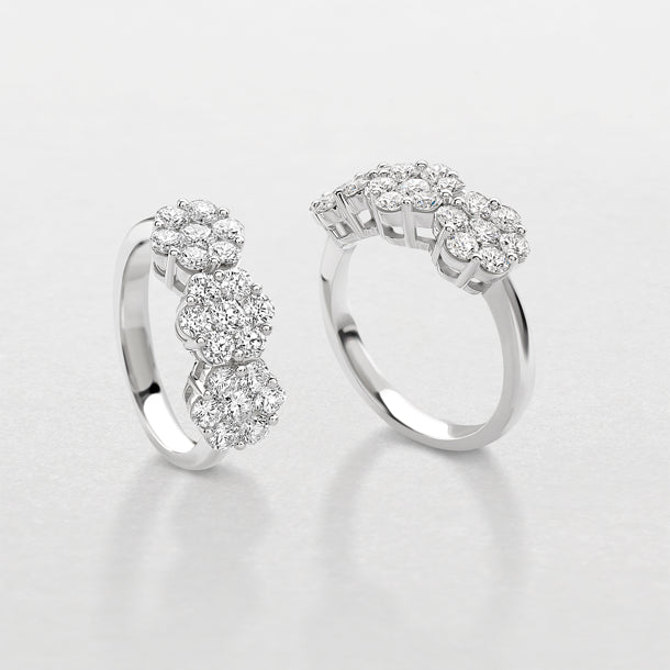 Anello donna Giorgio Visconti in oro e diamanti ABX12311