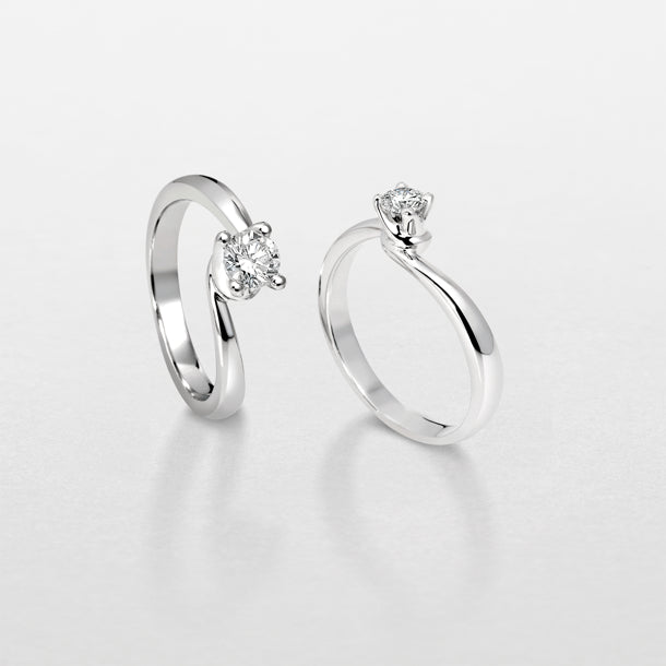 Anello donna Giorgio Visconti in oro e diamanti AB1186A