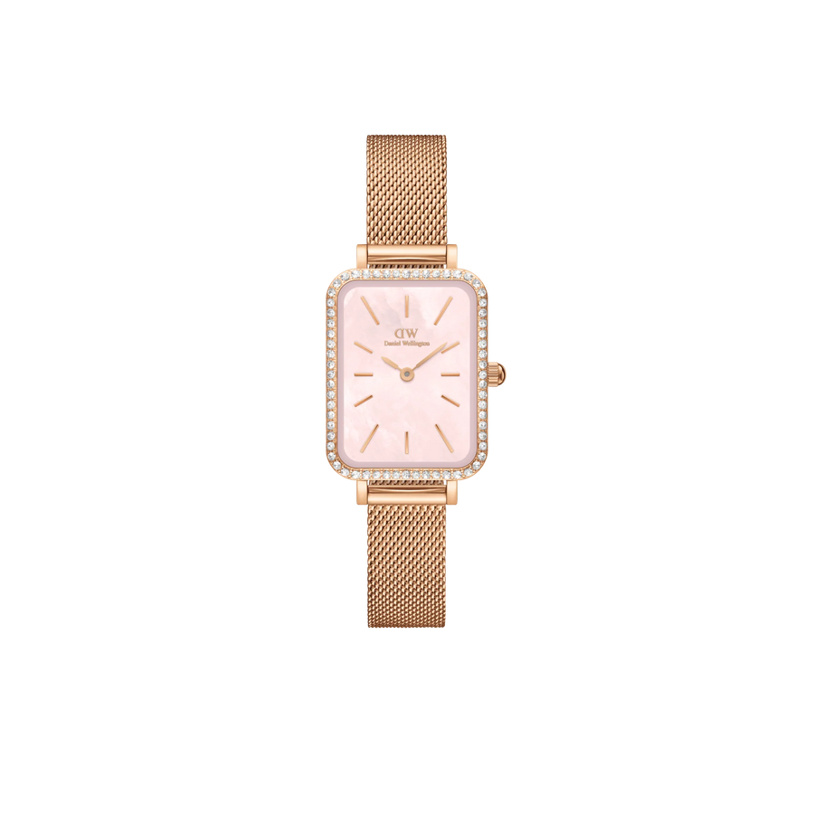 Orologio donna Daniel Wellington QUADRO LUMINE BEZEL MELROSE PINK MOP DW00100669