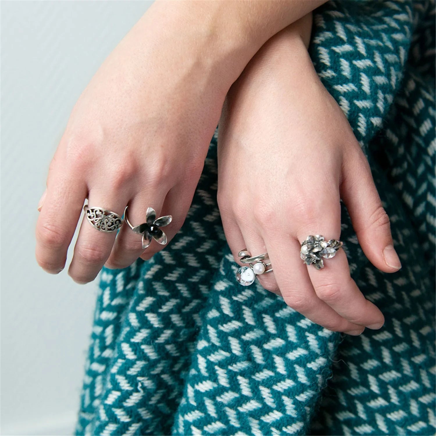 Trollbeads - Biancospino con Perla