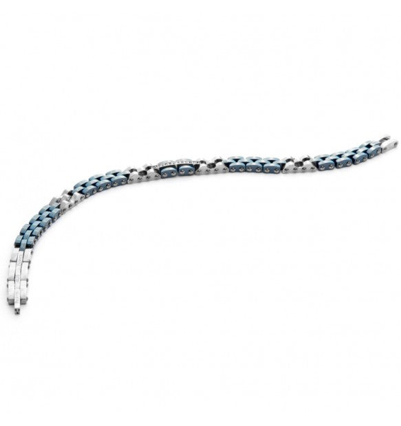 Bracciale uomo 4US Cesare Paciotti BLU CERAMIC 4UBR3767