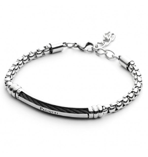 Bracciale uomo 4US Cesare Paciotti BLACK TORCION 4UBR3802