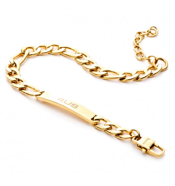 Bracciale uomo 4US Cesare Paciotti in acciaio dorato 4UBR4988
