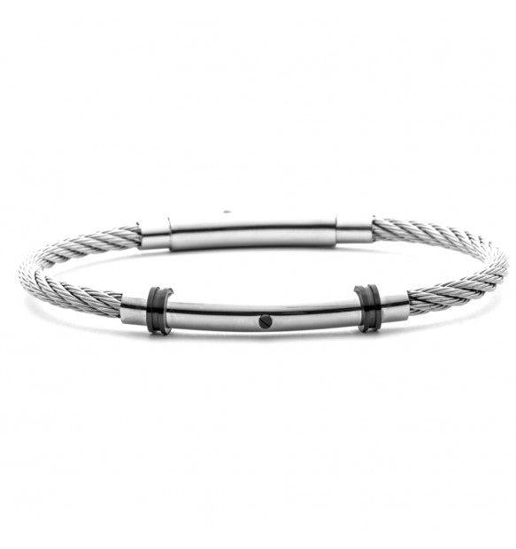 Bracciale uomo 4US Cesare Paciotti STEEL NERO 4UBR5648