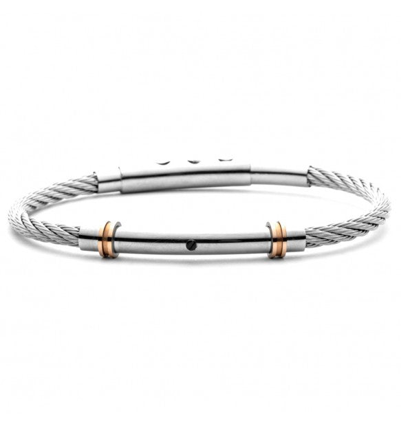 Bracciale uomo 4US Cesare Paciotti STEEL ROSE 4UBR5649