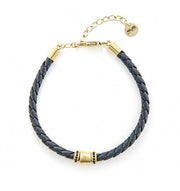 Bracciale uomo 4US Cesare Paciotti in acciaio e pelle 4UBR6406