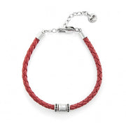 Bracciale 4US Cesare Paciotti in acciaio e pelle 4UBR6407