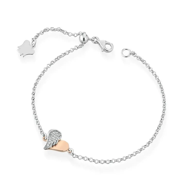 Bracciale donna Roberto Giannotti in argento 925 con cuore GIA443