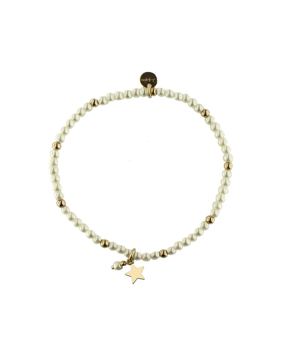 Bracciale donna Rue des Mille con perle e ciondolo stella BR-SOGPE STE