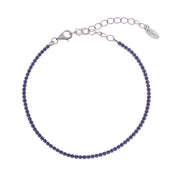 Bracciale Tennis Amen in argento 925 e zirconi blu BT1BBL17