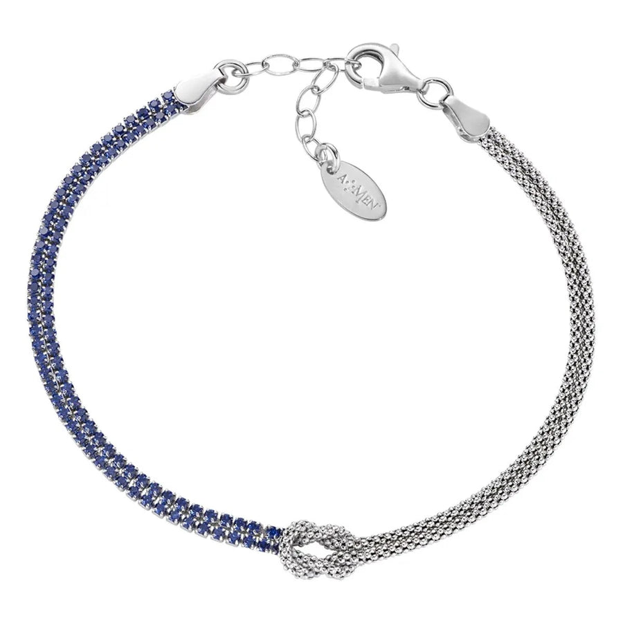 Bracciale donna Amen in Argento 925 Nodo d'Amore BRNOAMBBLZ16