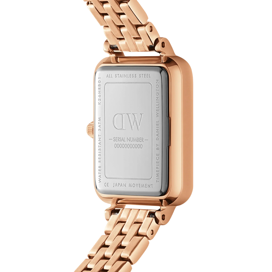 Orologio donna Daniel Wellington QUADRO LUMINE BEZEL 5-LINK MELROSE DW00100672