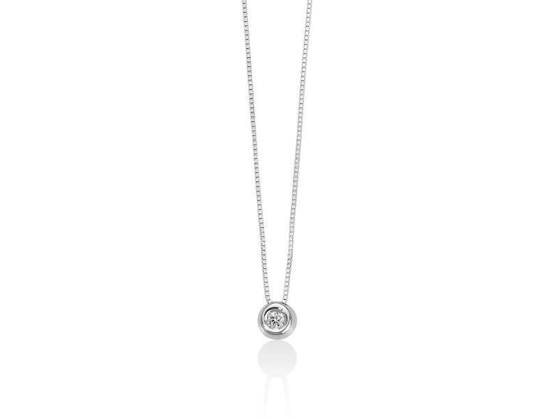 Collana donna Miluna oro 18 Kt con diamante