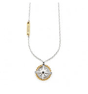 Collana uomo 4US Cesare Paciotti STEEL/ORO ZIRCONI NERI 4UCL5954