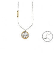 Collana uomo 4US Cesare Paciotti STEEL/ORO ZIRCONI NERI 4UCL5954
