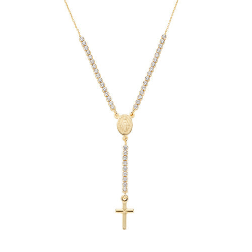 Collana donna Amen in argento 925 CROCE CLCRMIGBZ4
