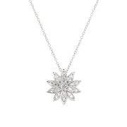 Collana donna Amen in argento 925 Fiore di Loto CLLOBBZ