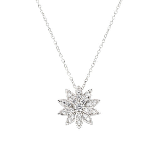 Collana donna Amen in argento 925 Fiore di Loto CLLOBBZ
