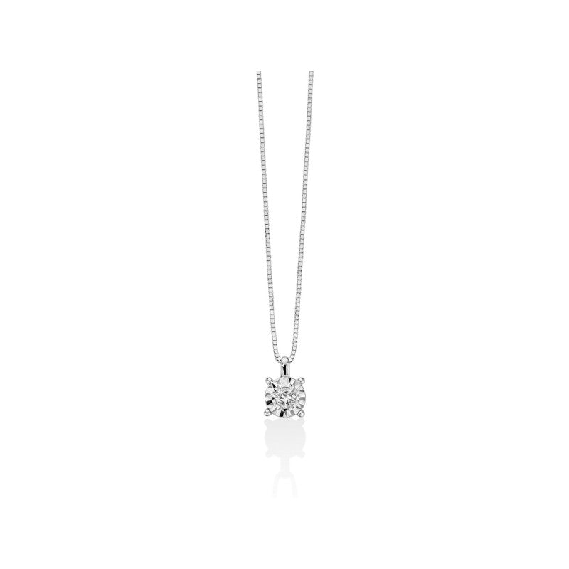 Collana donna Miluna oro 18 Kt con diamante CLD4006