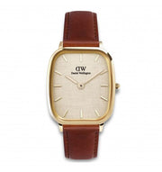 Orologio uomo Daniel Wellington Marlon St Mawes Linen Gold DW00100839