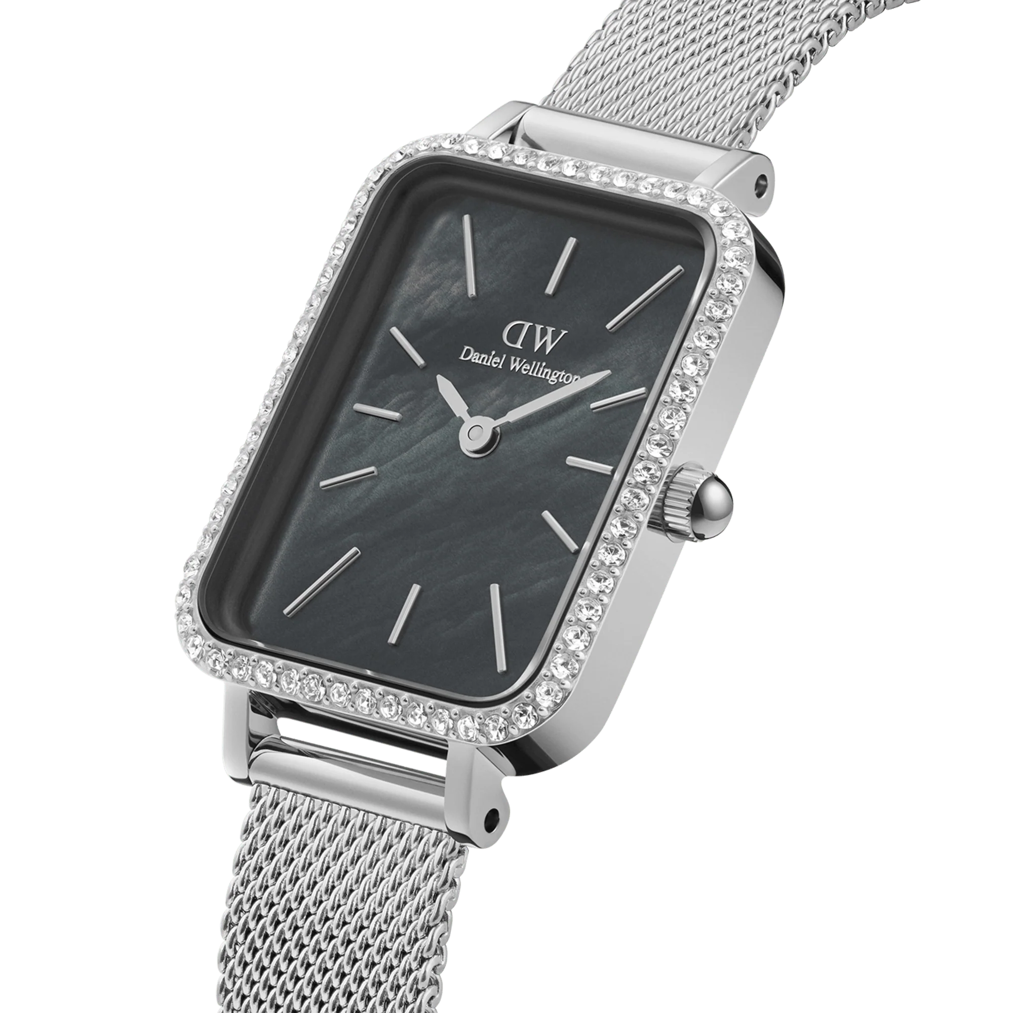 Orologio donna Daniel Wellington QUADRO LUMINE BEZEL STERLING BLACK MOP DW00100667