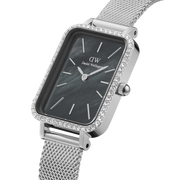 Orologio donna Daniel Wellington QUADRO LUMINE BEZEL STERLING BLACK MOP DW00100667