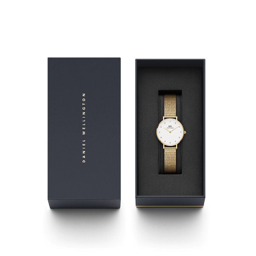 Orologio donna Daniel Wellington PETITE LUMINE PRESSED EVERGOLD 28mm DW00100604