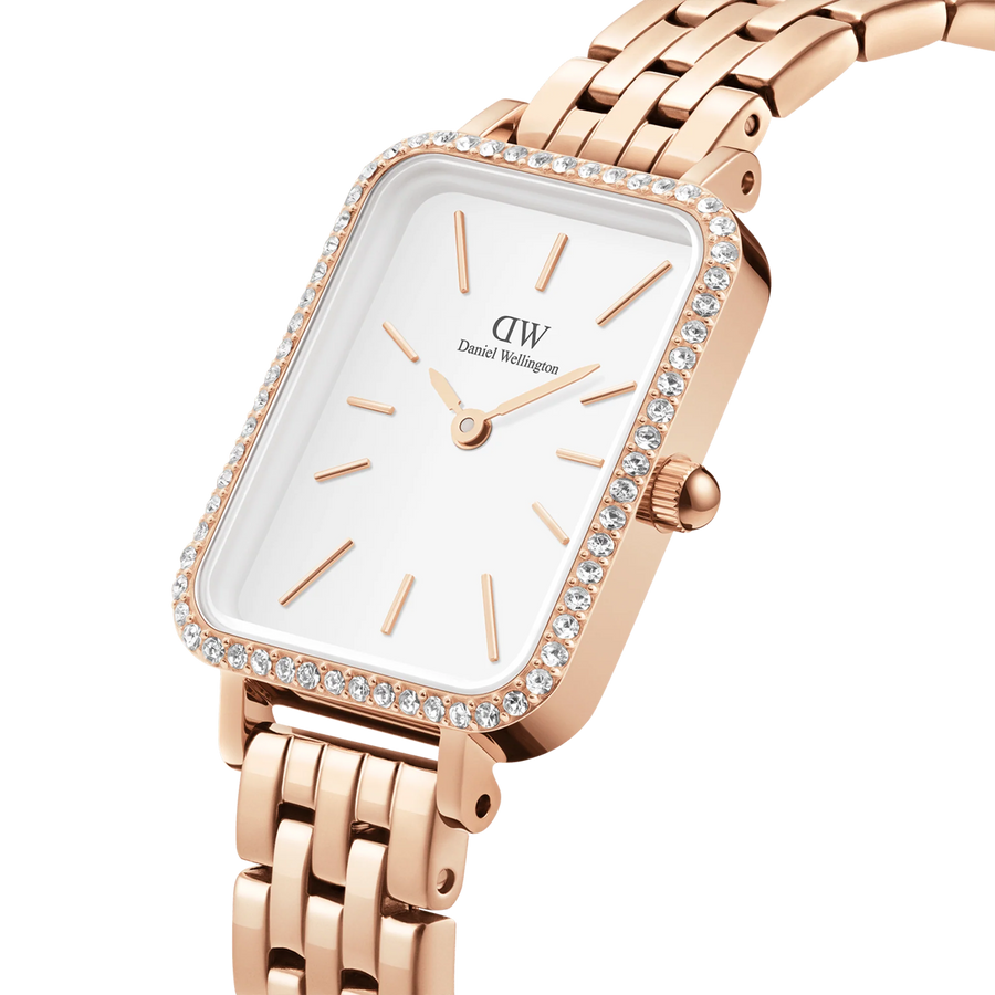Orologio donna Daniel Wellington QUADRO LUMINE BEZEL 5-LINK MELROSE DW00100672