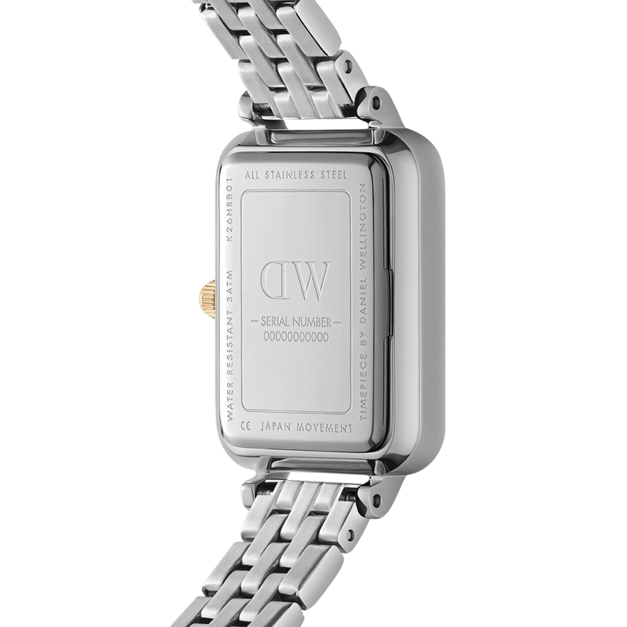Orologio donna Daniel Wellington QUADRO LUMINE BEZEL 5-LINK TWO-TONE MOP DW00100671