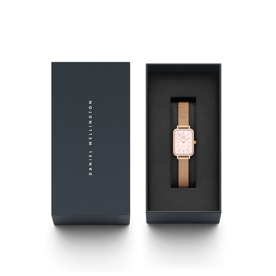 Orologio donna Daniel Wellington QUADRO LUMINE BEZEL MELROSE PINK MOP DW00100669