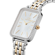 Orologio donna Daniel Wellington QUADRO LUMINE BEZEL 5-LINK TWO-TONE MOP DW00100671
