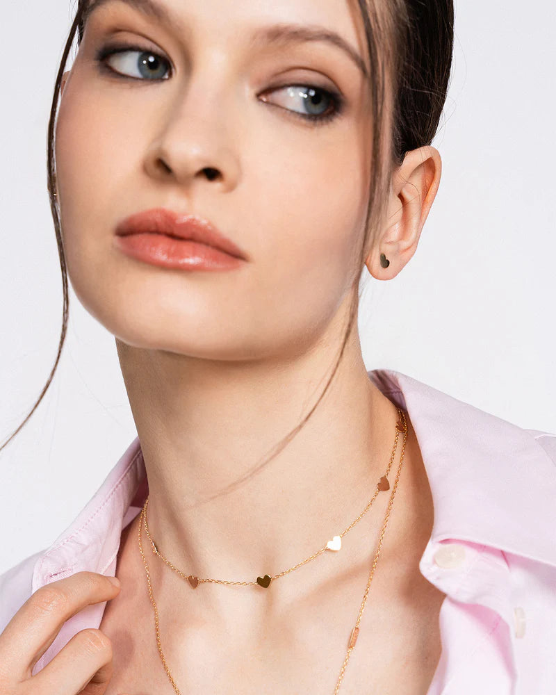 Collana donna Rue des Mlle in Argento 925 7 Soggetti GR-030 M1 CUO AU