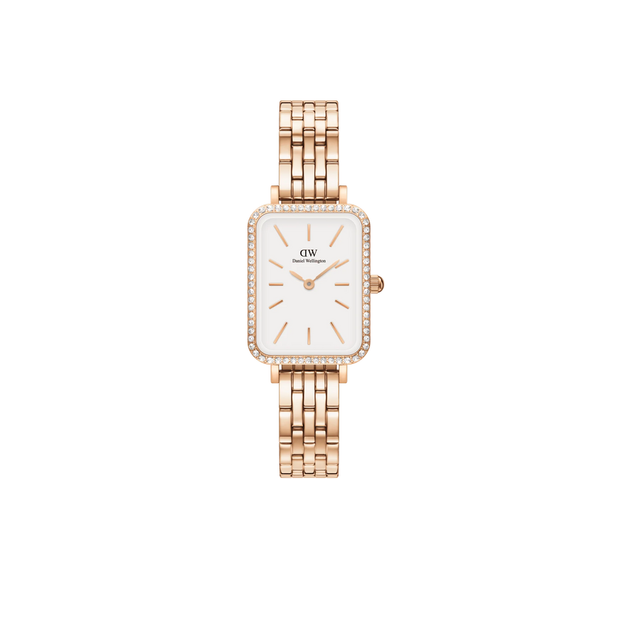 Orologio donna Daniel Wellington QUADRO LUMINE BEZEL 5-LINK MELROSE DW00100672