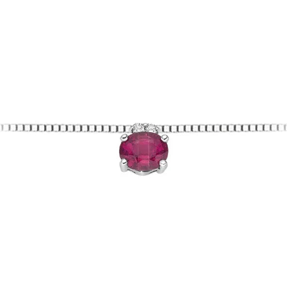 Collana da donna Donna Oro in oro 18 Kt con Rubino e Diamanti DHPR9612.002