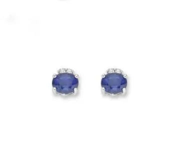 Orecchini da donna Donna Oro in oro 18 Kt con Zaffiri e diamanti DHOZ9617.004