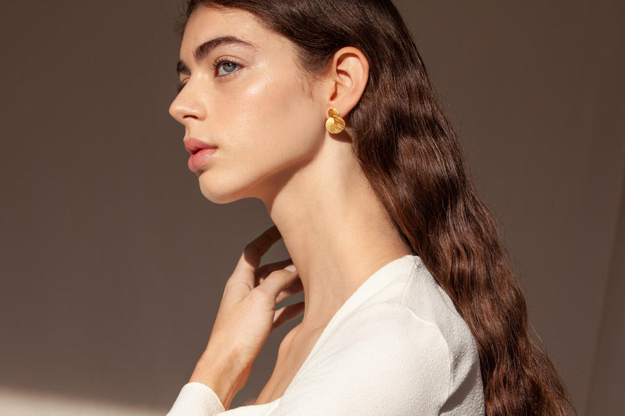 Orecchini donna Joydart TAGLIO dorati JD-TAG-E05-BR