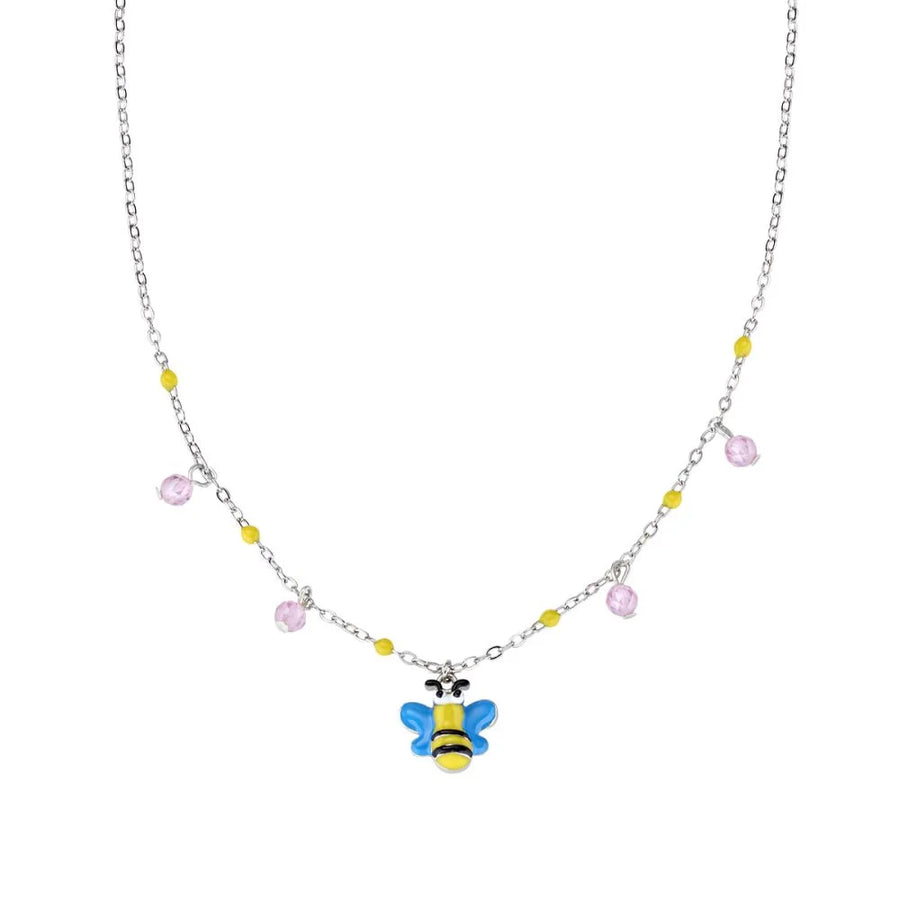 Collana Junior Amen in argento 925 e smalto JCLBEB