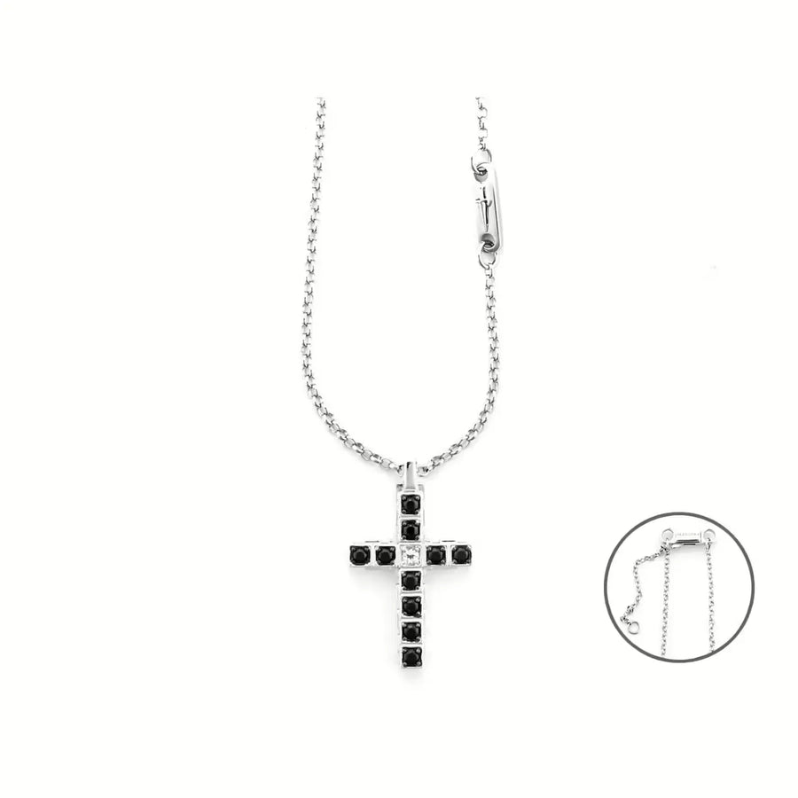 Collana uomo Cesare Paciotti in Argento 925 Croce JPCL5095B