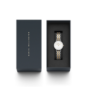 Orologio donna Daniel Wellington PETITE LUMINE BEZEL 5-LINK TWO-TONE MOP DW00100665