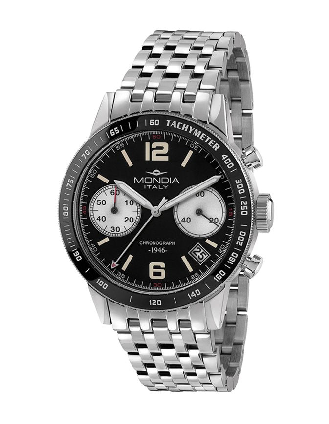 Orologio uomo Mondia HERITAGE 1946 MI-822-SS-BK-CM