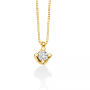 Collana donna Miluna in oro giallo 18 Kt con Diamante CLD5065G-014