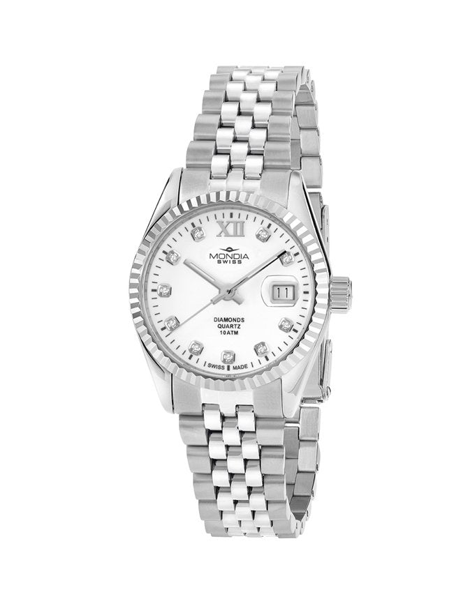 Orologio donna Mondia ICON LEGEND LADY DIAMANTI 207 MS-207-SS-02DWT-GB