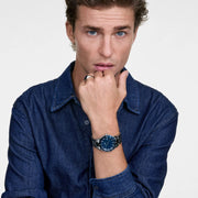 Orologio uomo Daniel Wellington Icon Paradigma Link Blue Enamel DW00100820