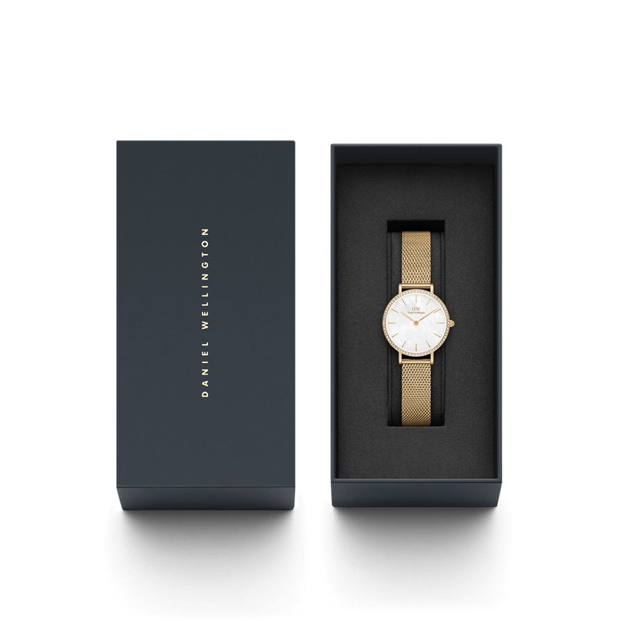 Orologio donna Daniel Wellington PETITE BEZEL WHITE MOP 28mm DW00100662