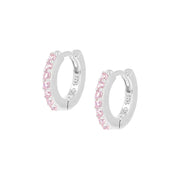 Orecchini Cerchio Amen in argento 925 e zirconi ET1BMA