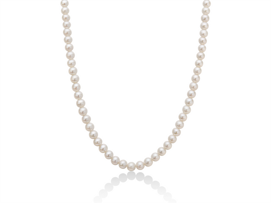 Collana donna Miluna in oro bianco 18 Kt con perle PCL6576