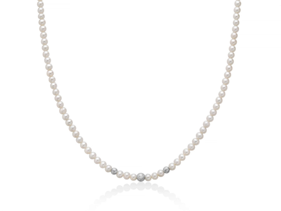 Collana donna Miluna in oro 18 Kt e perle PCL6749