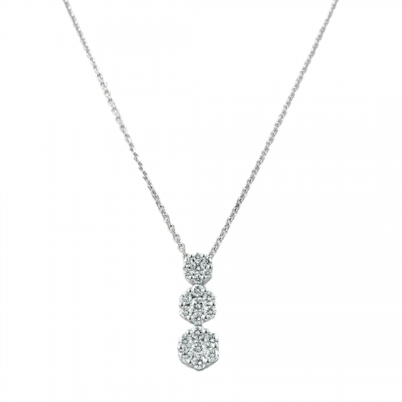 Collana donna Giorgio Visconti oro e diamanti GBX37595