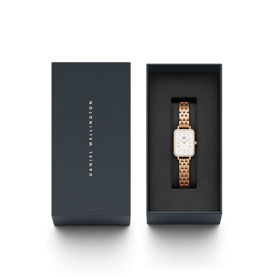 Orologio donna Daniel Wellington QUADRO LUMINE BEZEL 5-LINK MELROSE DW00100672