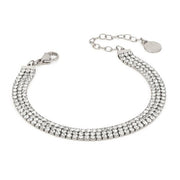 Bracciale donna Boccadamo Mya in acciaio SV/BR44